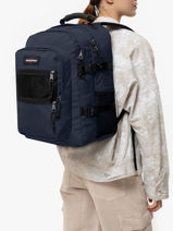 Sac  Dos 2 Compartiments + Pc 16" Eastpak Bleu authentic EK0A5BIL-vue-porte