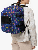 Sac  Dos 2 Compartiments + Pc 16" Eastpak Bleu authentic EK0A5BIL-vue-porte