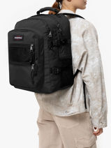 Sac  Dos 2 Compartiments + Pc 16" Eastpak Noir authentic EK0A5BIL-vue-porte