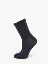 Sokken Pieces Blauw socks women 17078534