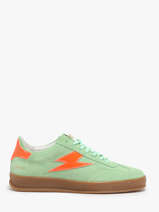 Sneakers risy en cuir-SEMERDJIAN