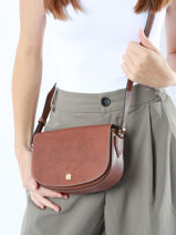Longchamp Epure Sac port� travers Marron-vue-porte
