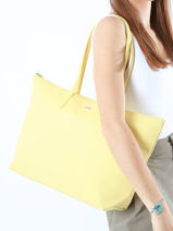 Sac Cabas L.12.12 Concept Lacoste Jaune l.12.12 concept 17WAYPGK-vue-porte