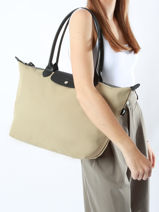 Longchamp Le pliage energy Besace Gris-vue-porte