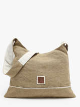 Cabas Naturel Le voyage en panier Beige naturel PM806
