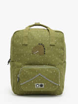 Sac  Dos 1 Compartiment Trixie Vert animals 94