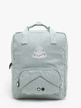 Sac � Dos 1 Compartiment Trixie Bleu animals 94