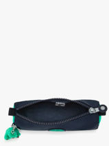 Pennenzak 1 Compartiment Kipling Blauw back to school K01373-vue-porte