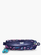 Pennenzak 1 Compartiment Kipling Blauw back to school / pbg KI6310-vue-porte