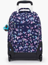 Rugzak Op Wieltjes 2 Compartimenten Met 15" Laptopvak Kipling Blauw back to school 23201-28