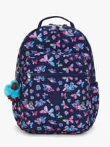 Sac  Dos 2 Compartiments + Pc 15" Kipling Bleu back to school KI5816