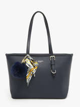 Sac Port� �paule Grained Miniprix Bleu grained F2531