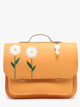 Cartable Marguerite Cuir Own stuff Orange primary 47MARG