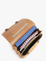 Cartable Marguerite Cuir Own stuff Orange primary 47MARG-vue-porte