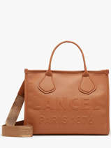 Cabas Zipp M Jour Cuir Lancel Marron jour A12996