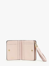 Portefeuille Compact Premier Flirt Cuir Lancel Rose premier flirt A12800-vue-porte