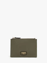 Porte-cartes Zipp� L Ninon Cuir Lancel Vert ninon A10537