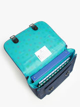 Cartable It Bag Midi 2 Compartiments Jeune premier Bleu daydream boys B-vue-porte