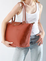 Longchamp Le pliage green Besace Marron-vue-porte