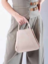 Longchamp Le foulonn� Sac port� main Rose-vue-porte