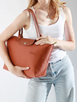 Longchamp Le pliage green Besace Marron-vue-porte