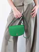 Longchamp Epure Cross body tas Groen-vue-porte