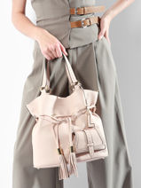 Sac Seau M Premier Flirt Cuir Lancel Rose premier flirt A10110-vue-porte