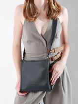 Sac Bandouli�re Jour Cuir Lancel Noir jour A13172-vue-porte