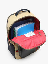 Sac  Dos Bobby 1 Compartiment Jeune premier Beige daydream girls G-vue-porte