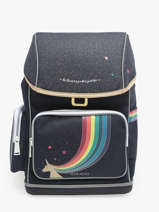 Sac  Dos Ergomaxx 2 Compartiments Jeune premier Bleu daydream girls G