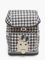 Sac  Dos Ergomaxx 2 Compartiments Jeune premier Bleu daydream girls G