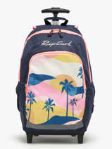 Sac A Dos  Roulettes 2 Compartiments Rip curl Multicolore mixed 3AWBA