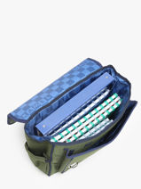 Cartable 2 Compartiments Caramel et cie Vert fier GA-vue-porte