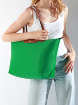 Longchamp Le pliage original Besace Vert-vue-porte