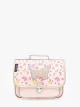 Cartable 1 Compartiment Caramel et cie Rose boheme FI