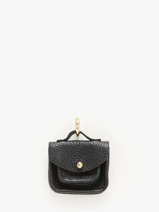 Bijou De Sac La Breloque Cuir Paul marius Noir breloque BRELOGEO