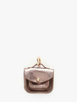 Bijou De Sac La Breloque Cuir Paul marius Marron breloque BRELOGEO