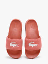 Claquettes Lacoste Orange women 7CFA0017