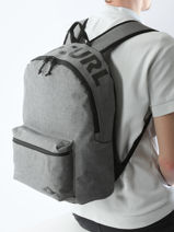 Sac  Dos 1 Compartiment Rip curl Gris pro 13BMBA-vue-porte