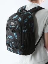 Sac  Dos 2 Compartiments Rip curl Noir bts 14QMBA-vue-porte
