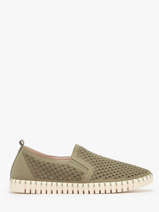 Mocassins Ilse jacobsen Vert men TULIP140