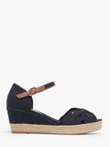 Sandalen Met Platformzool Tommy hilfiger Blauw women 4785DW6