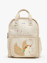 Sac  Dos 1 Compartiment Jack piers Or jp girls G