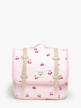 Cartable 1 Compartiment Kidzroom Rose lisbon secret garden 4036