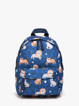 Mini Sac  Dos Pret Bleu think happy thoughts 4155