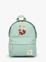 Mini Sac  Dos Kidzroom Vert paris tattle and tales 4314