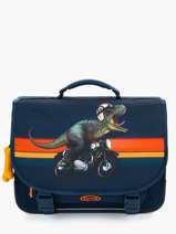 Cartable 2 Compartiments Lily Boys Stones and bones Bleu boys B