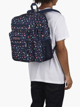 Rugzak 3 Compartimenten Met 15" Laptopvak Jansport Blauw back to school EA5BAH-vue-porte