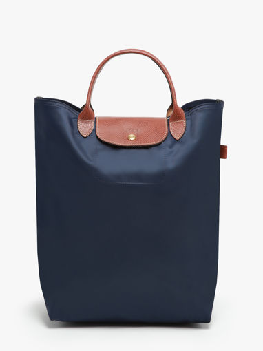 Longchamp Le pliage original Sac port main Bleu