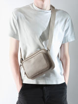 Longchamp Le foulonn Sac port travers Gris-vue-porte